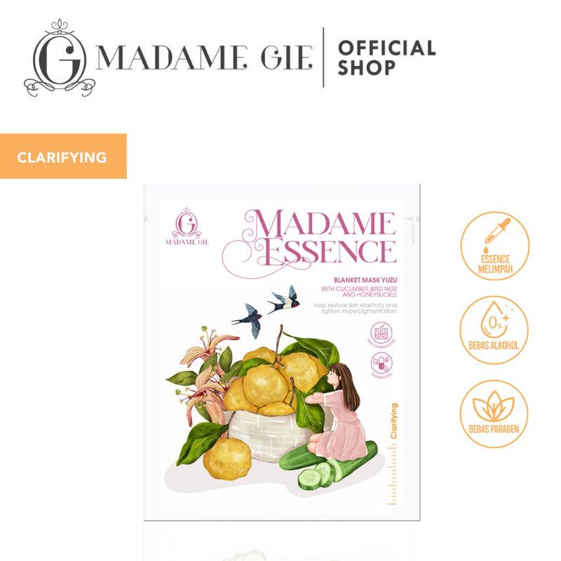 madame gie essence blanket mask yuzu