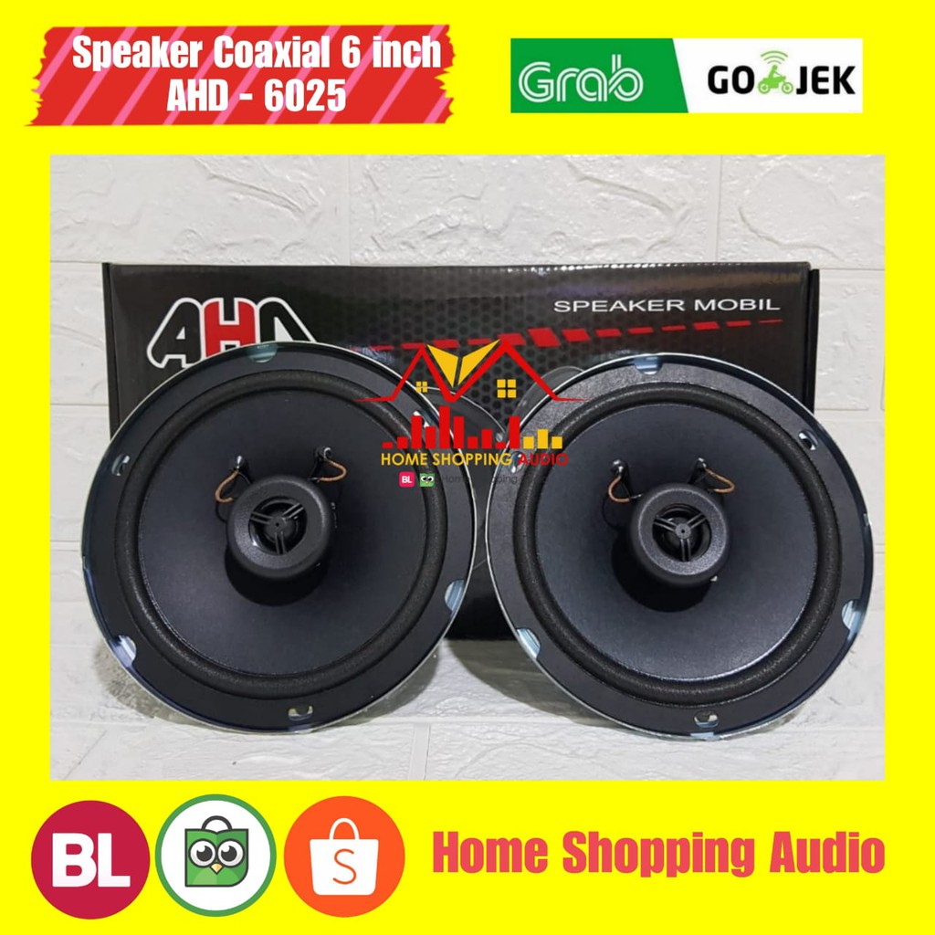 Speaker Coaxial AHD 6025 Speaker Coaxial 6 inch Speaker Coaxial AHD6025 Speaker Mobil Speaker Pintu