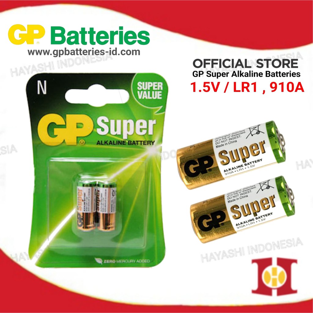 Baterai LR1 910A 1.5V Alkaline Size N GP Original