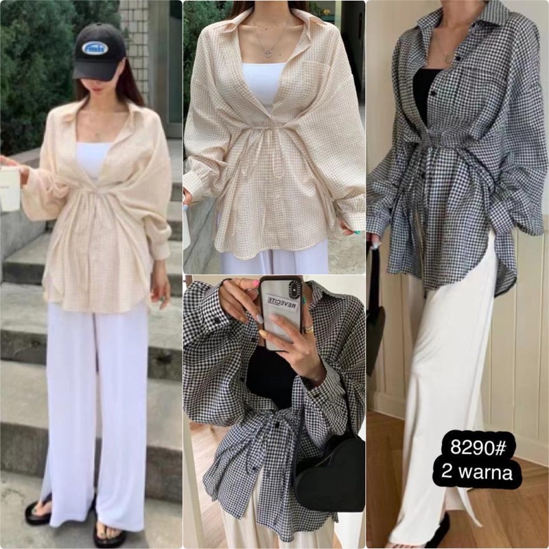 KEMEJA WANITA BAHAN KATUN PREMIUM IMPORT