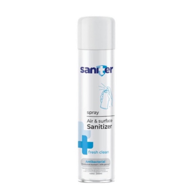 Saniter 200ml Air Spray Disinfectant Sanitizer Disinfektan Bebas Virus