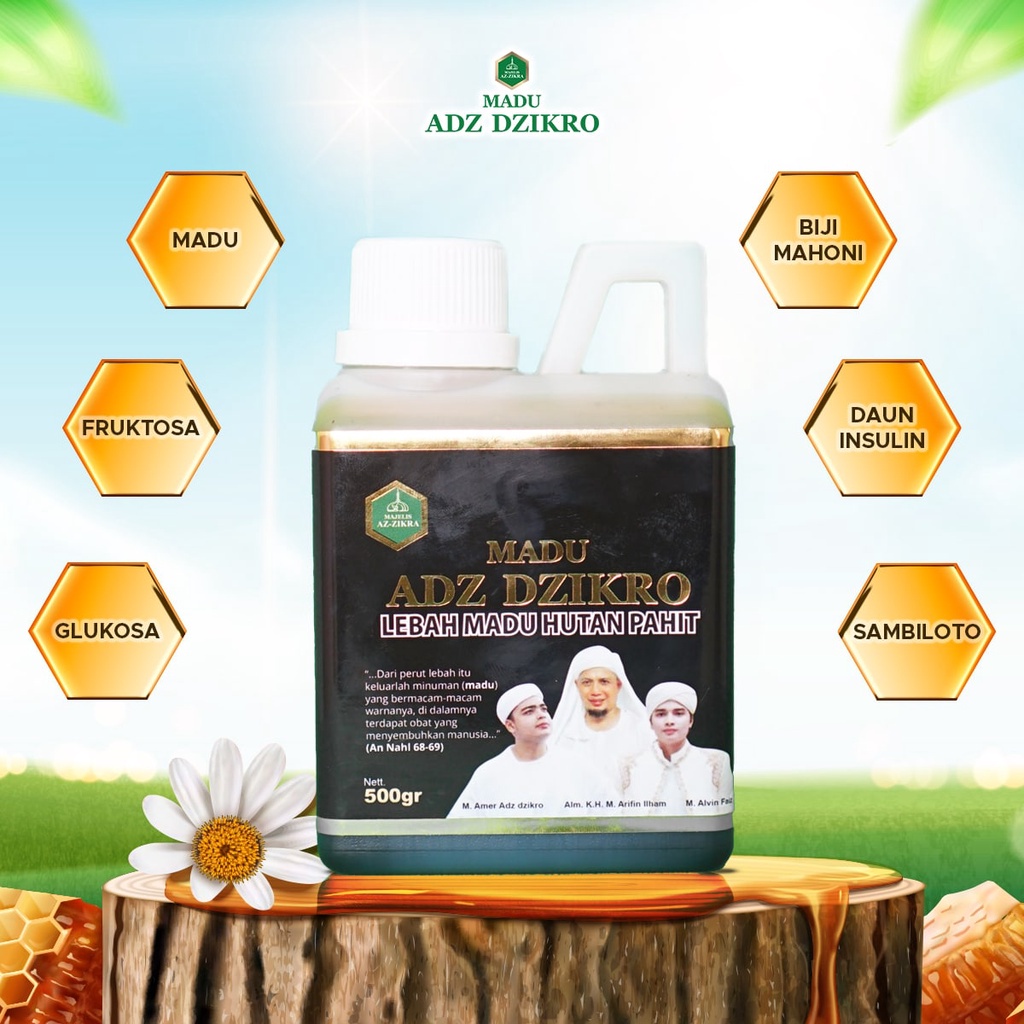 

Nabawi Herbal Sawangan - ADZ DZIKRO Madu Kesehatan Hutan Hitam Pahit 500 Gram