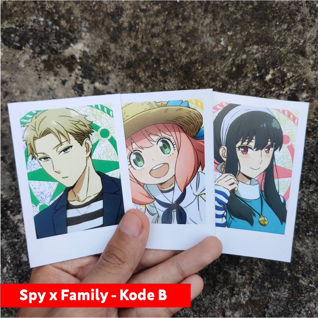 Pola Deco Mini Poster Anime Spy x Family - Anya Loid Yor Bond Forger