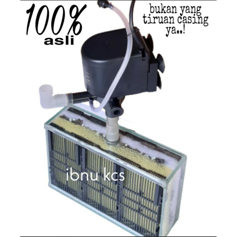 Filter aquarium tanpa kuras ukuran besar 1 set dengan pompa | Shopee ...