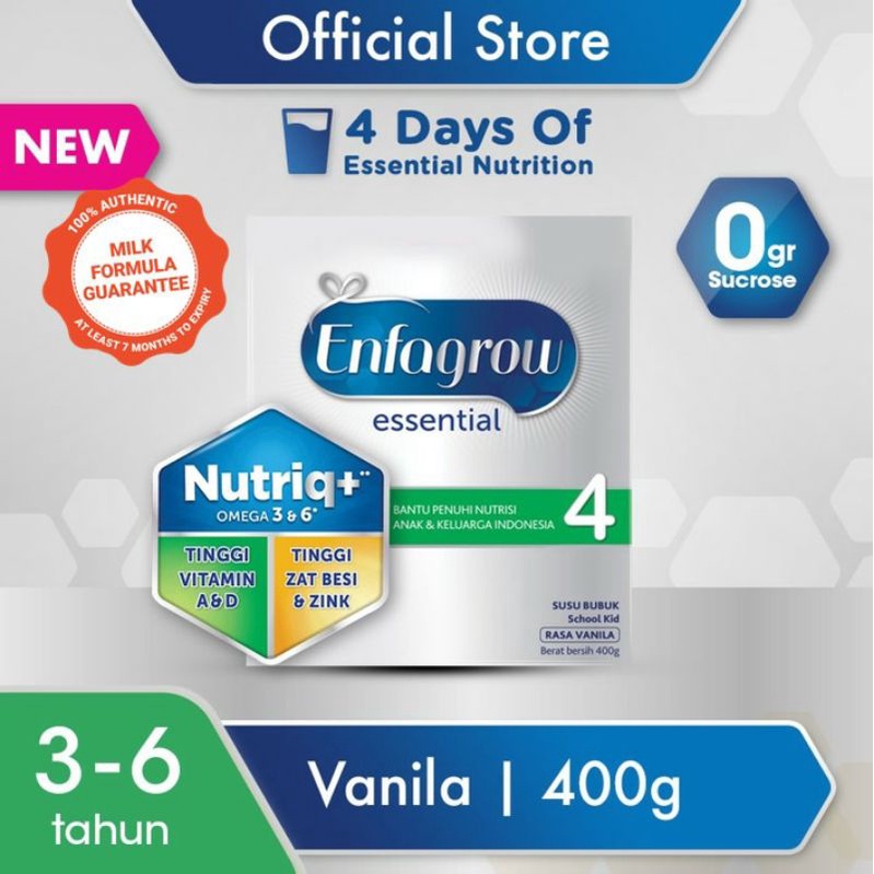 ENFAGROW ESSENSIAL TAHAP 4 KEMASAN 400GRAM