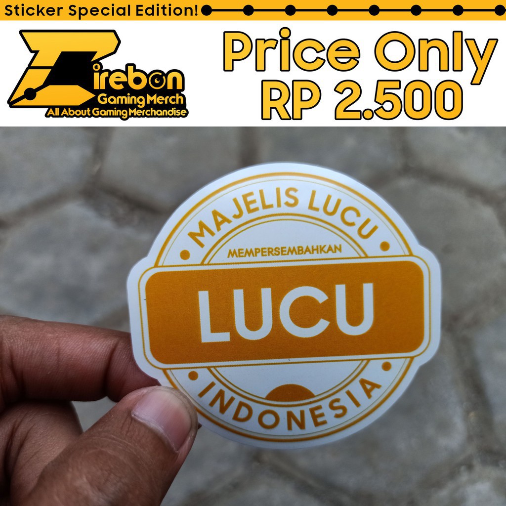 

(PROMO) Sticker Stiker Majelis Lucu Indonesia Label Lucu -Hyna Sticker