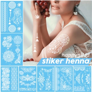 Tatto Henna Temporer Tato Instan Tattoo Pengantin Henna attractive and durable images KU029