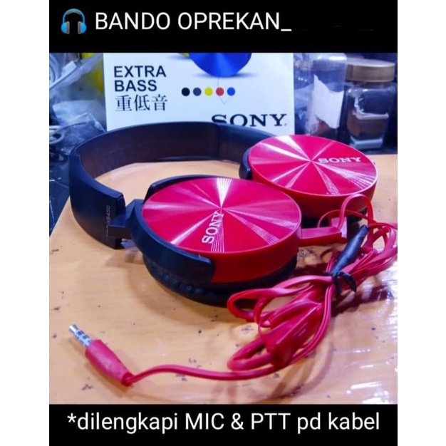 HEADSET HEADPHONES HENSFREE BANDO OPREKAN