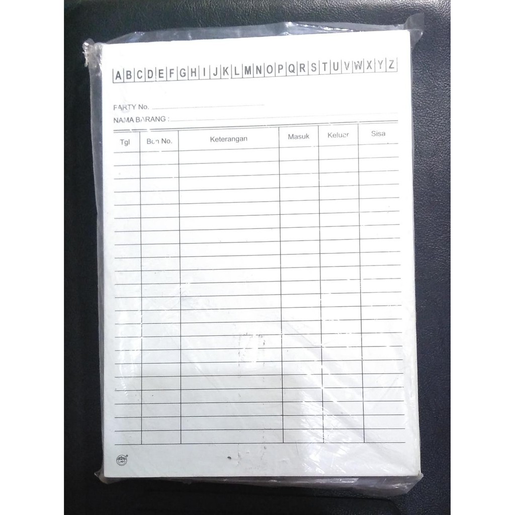 

Kartu Stok Persediaan Putih / Stock Card