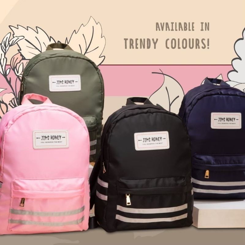 Chika Backpack Jims Honey Tas Rangsel  Sekolah Ori Murah