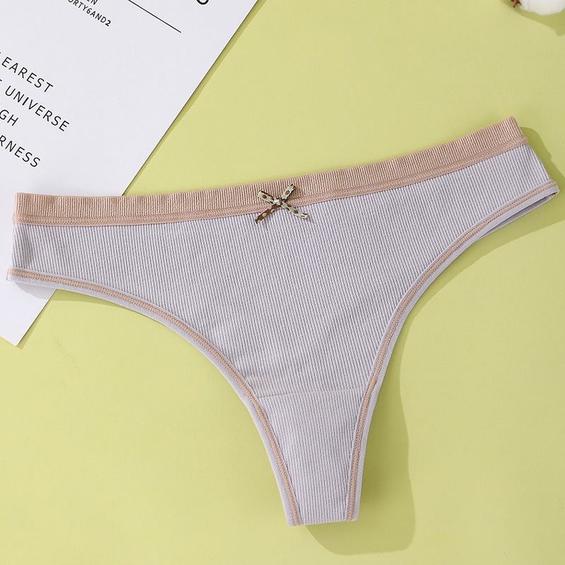 Cotton Thong Celana Dalam Seksi Godaan Wanita CD Antibakteri