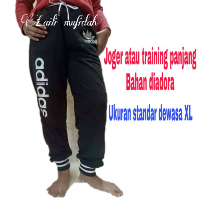 Joger panjang kain diadora