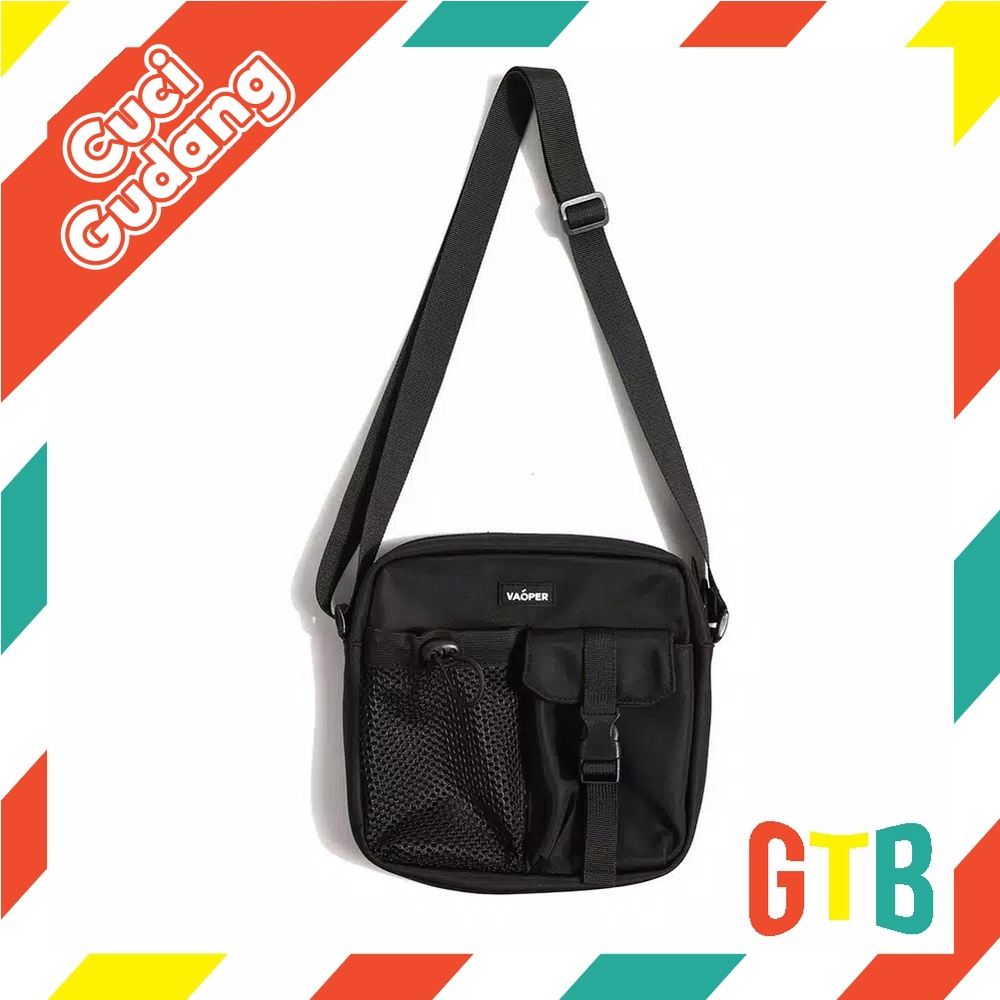 ❤️GTB❤️ LW001 Branded Sling Bag Unisex Tas Selempang VAOPER Tas Selempang Cordura Dari Bandung Bisa COD