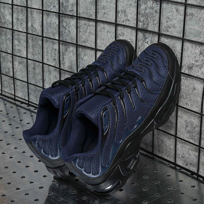 [Mon.a] Sepatu Running Sneakers Pria Import Kualitas Super Premium 229 SpideX Edition - Navy