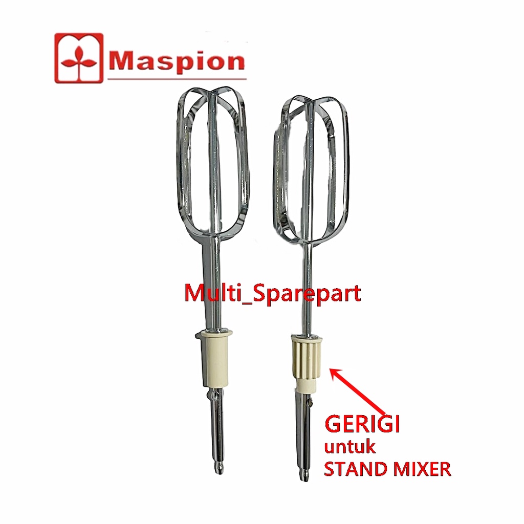 Stick Mixer Maspion Stand Mixer MT 1150 MT 1140 - Garpu Mikser Adonan Kue