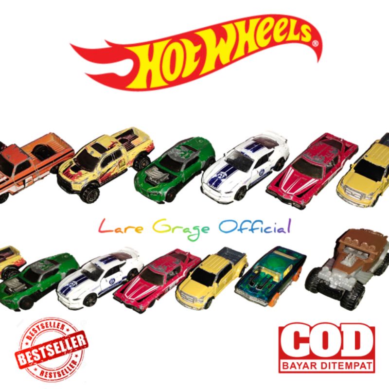Hot Wheels Termurah original second bekas promo grosir ecer mainan anak mobil mobilan, Koleksi minia