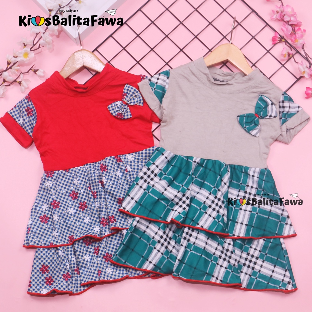 (COD) Dress Anak Usia 0-7 Tahun Dres Anak Termurah Baju Anak Perempuan Baju Anak Dress Harian Balita