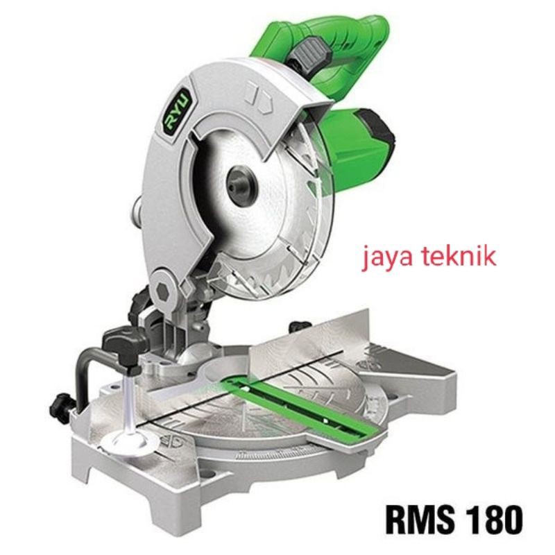 Mesin potong alumunium, kayu Miter saw 7 inch RYU Tekiro Jepang