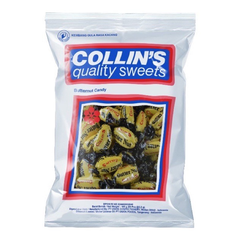 

permen collins permen kacang 1bks
