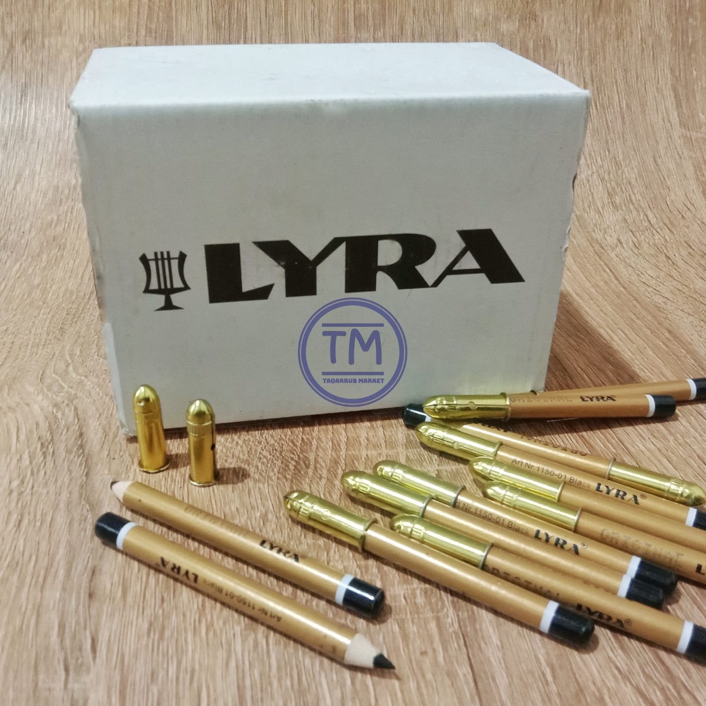 

CELAK PENSIL LYRA 1 LUSIN CELAK LYRA ASLI HITAM MADE IN CHINA 100% ORIGINAL SIAP KIRIM