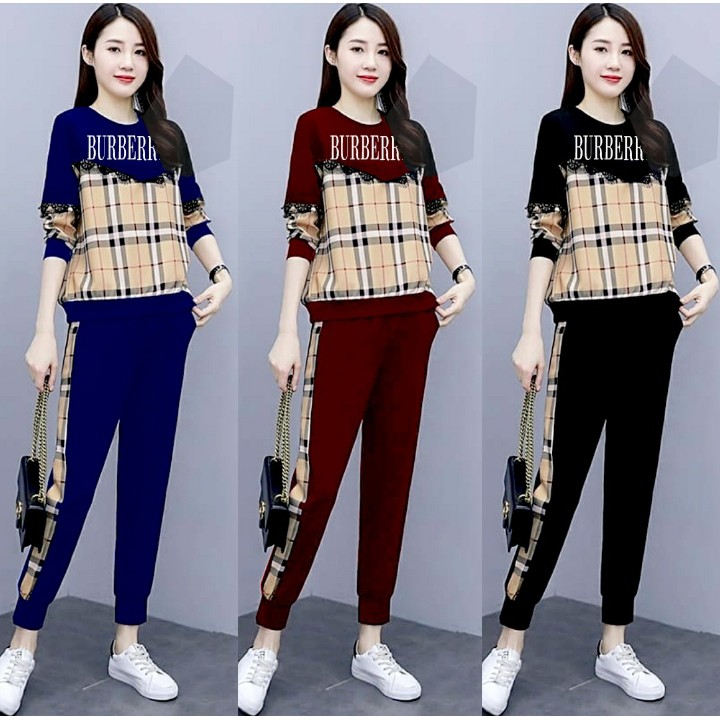 [HNFK] Stelan Bioleli / Setelan / Baju Stelan / Setelan Wanita / Set Korea / Pakaian Wanita Baru