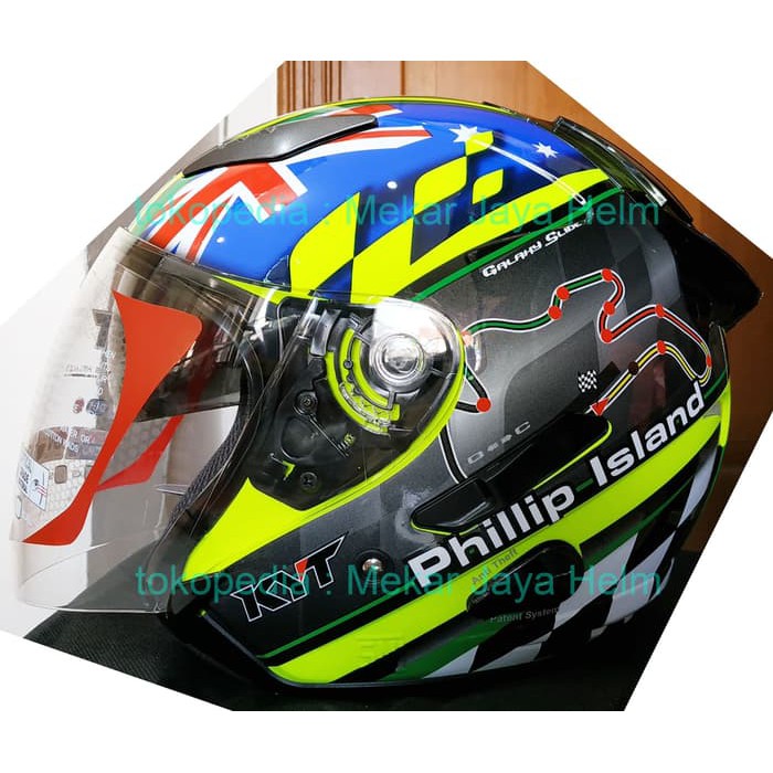 HELM KYT GALAXY SLIDE MOTIF CIRCUIT PHILLIP ISLAND