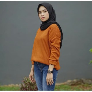 BOXY JUMBO  SWEATER SUPER XL Sweater Rajut  Baju  Rajut  Baju  