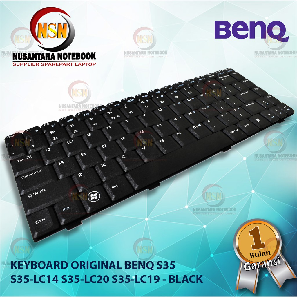 Keyboard Original BenQ Joybook S35 S35-LC14 S35-LC20 S35-LC19 - Black