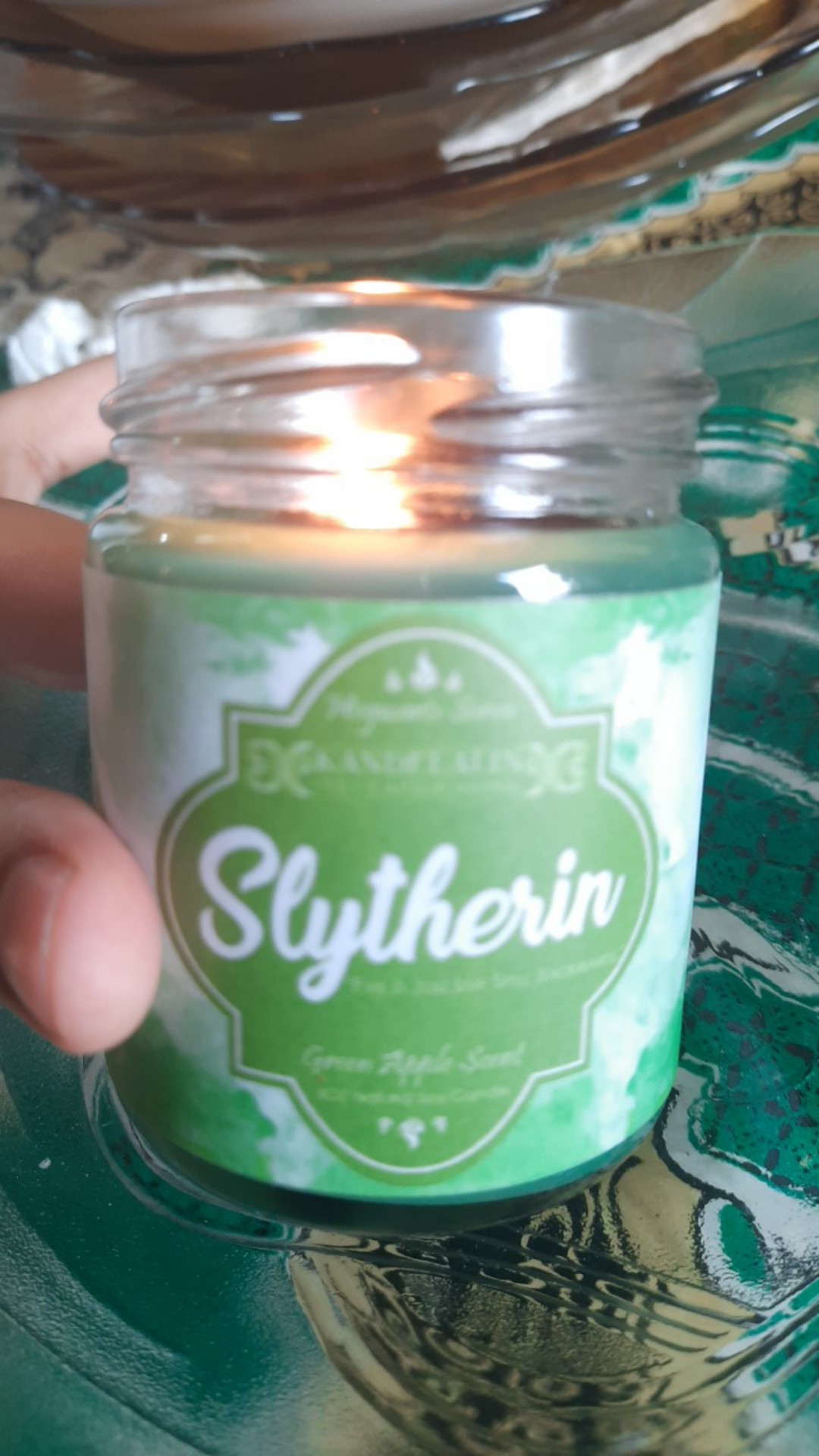 Slytherin 4oz Soy Lilin Aromaterapi / 100%soy Wax