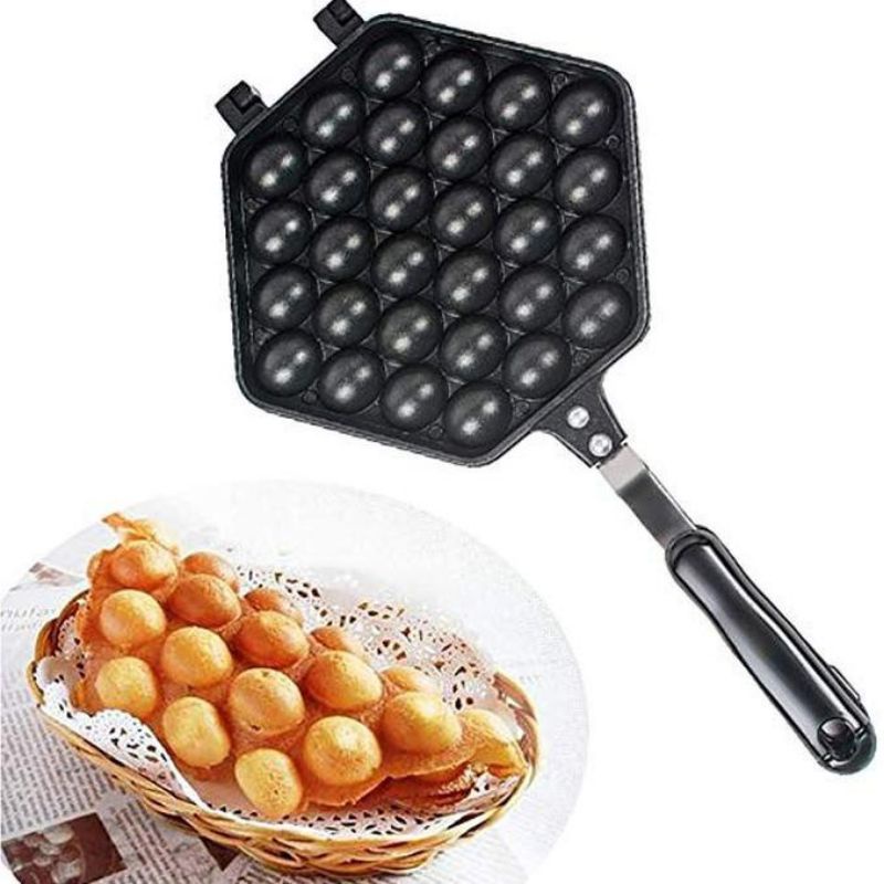 Cetakan Egg Waffle / Cetakan Wafel / Cetakan Waffle / Waffle Maker / Loyang Waffle