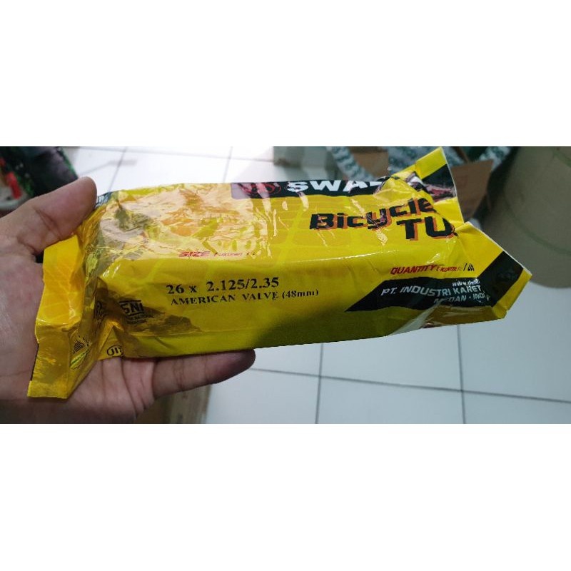 Ban dalam sepeda 26x2.125 26x2.35 26 x 2.125 pentil panjang AV Swallow