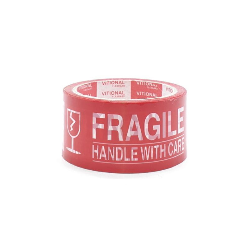 Vitional Br NEW FRAGILE 6in1 Lakban Opp 2&quot; Inch Br 48mm 50Y / Solasi / Isolasi