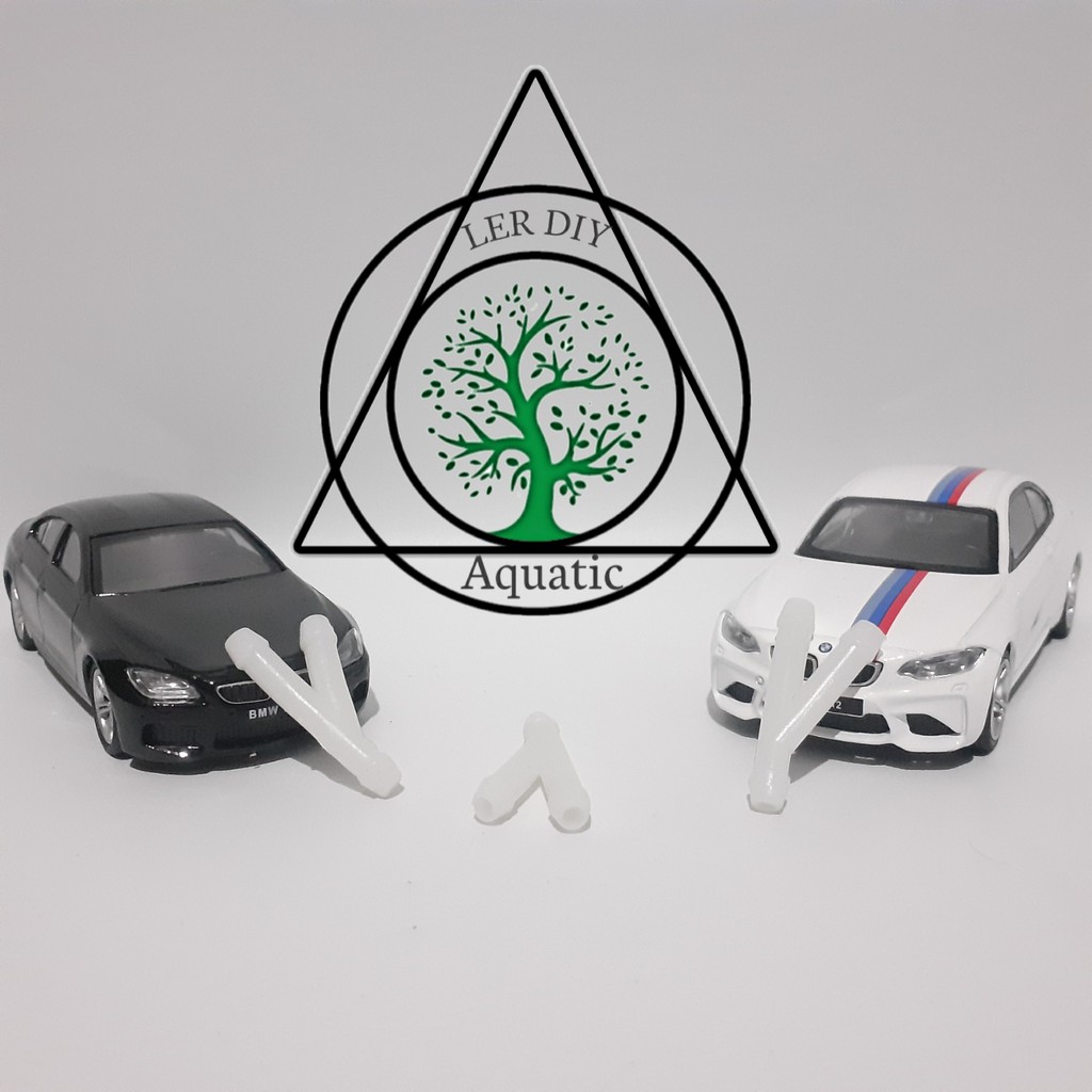 CONNECTOR Y / SAMBUNGAN SELANG Y CO2 DIY