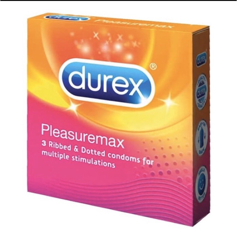 Kondom Durex Pleasuremax Isi 3, Kondom Durex Tekstur Dotted