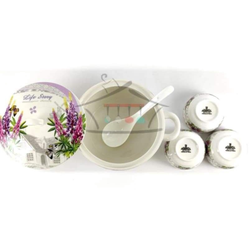 mangkok set keramik/fiorenza