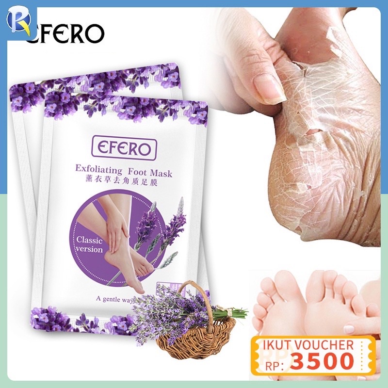 EFERO MASKER KAKI PENGELUPAS SEL KULIT MATI