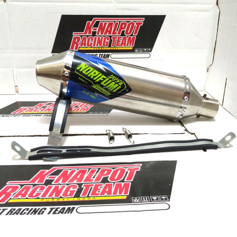KNALPOT SILINCER NORIFUMI KLX 150 BL BF CRF DTRACKER MODIF TRAIL