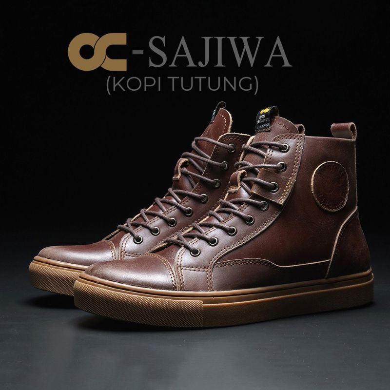 Sepatu Kulit Asli Pria Odon Cibaduyut ,Oc Sajiwa