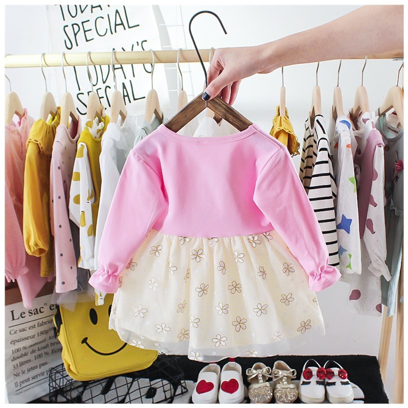 Dress anak / Dress tutu anak / dress tile anak perempuan / gaun pesta anak lucu umur 1-4tahun import-5