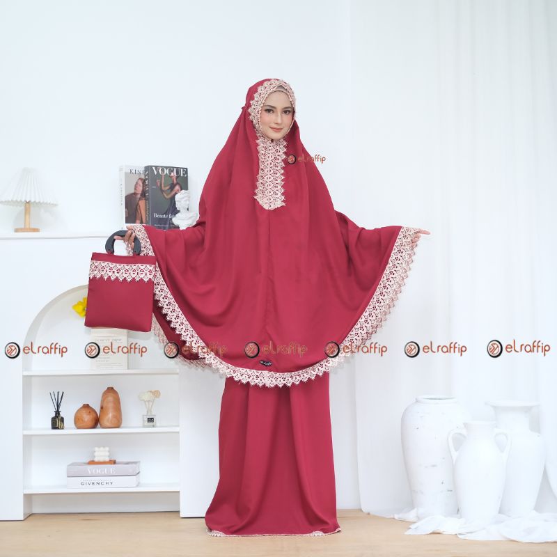 Mukena Dewasa 2 in 1 Katun Renda NadillaSeries