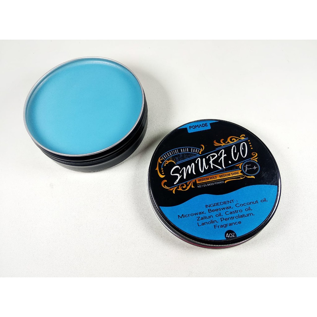 Smurf Pomade 120gr / 4 oz / GROSIR / FREE SISIR DAN STIKER !!