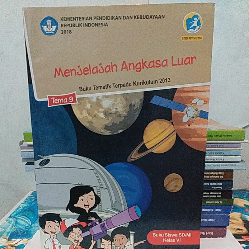 Jual Buku Siswa Tematik Menjelajah Angkasa Luar SD/MI Kelas 6 Tema 9 ...