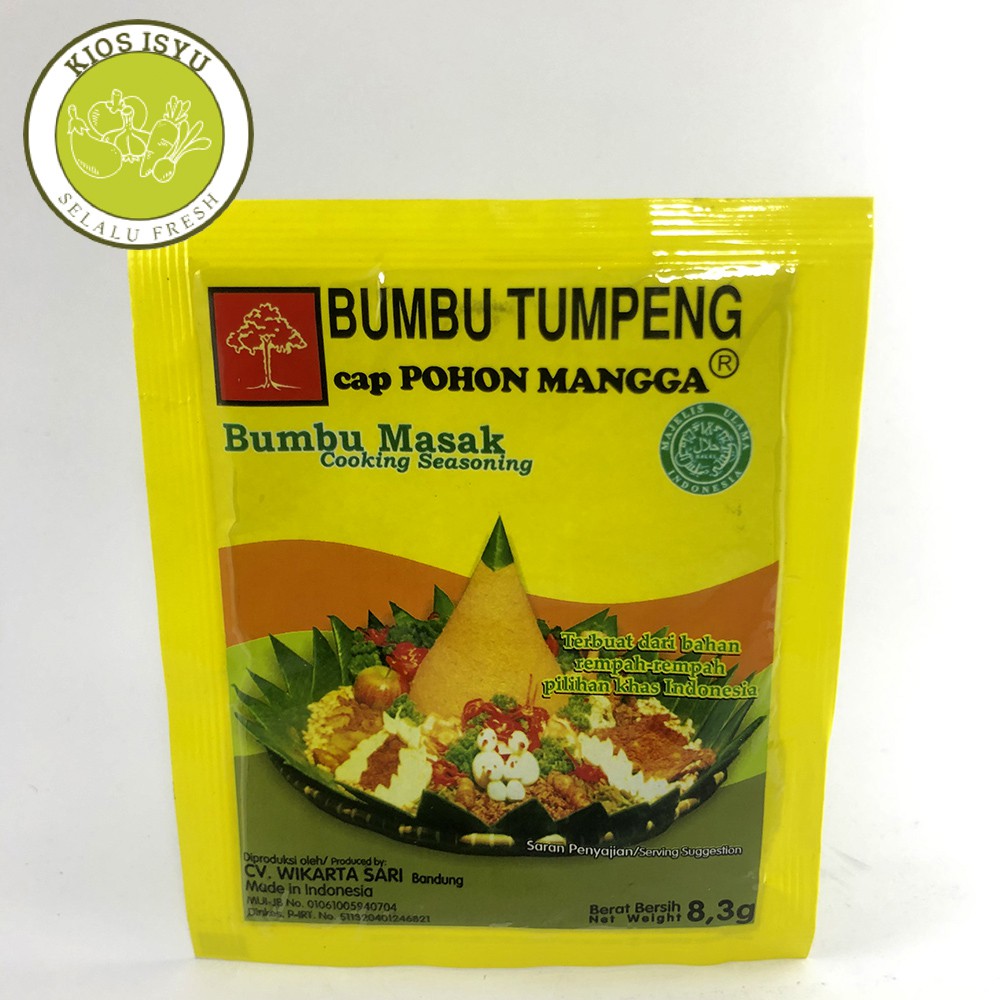 

Bumbu Masak Cap Pohon Mangga Tumpeng 8,3gr