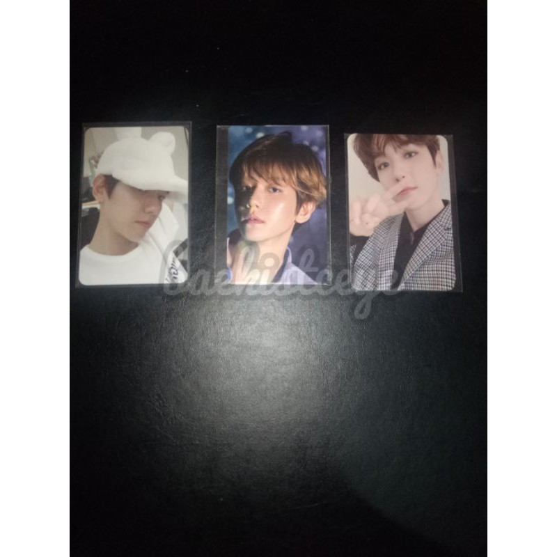PHOTOCARD BAEKHYUN BUNNY FOR LIFE WELKIT POB ( PC EXO OFFICIAL )