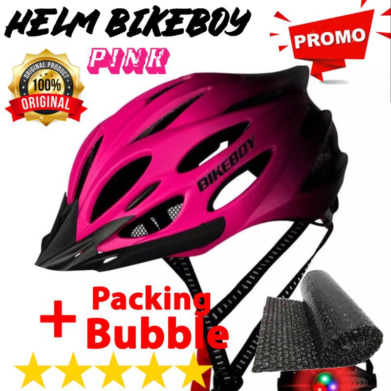 Dikirim dari Medan Helm Sepeda Bikeboy (Original &amp; Garansi) Terjamin bayar COD.