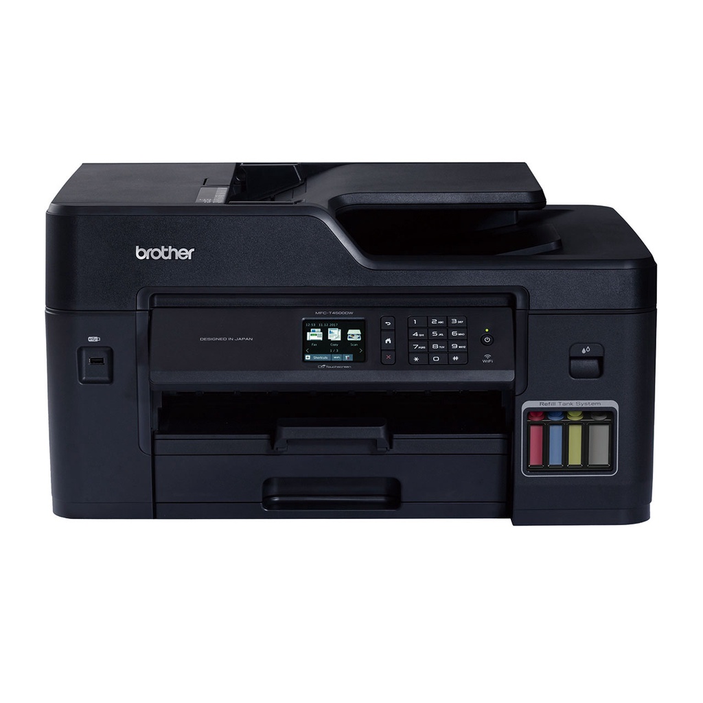 Brother MFC-T4500DW A3 Inkjet All in One Printer, Scan, Copy &amp; Fax - WiFi