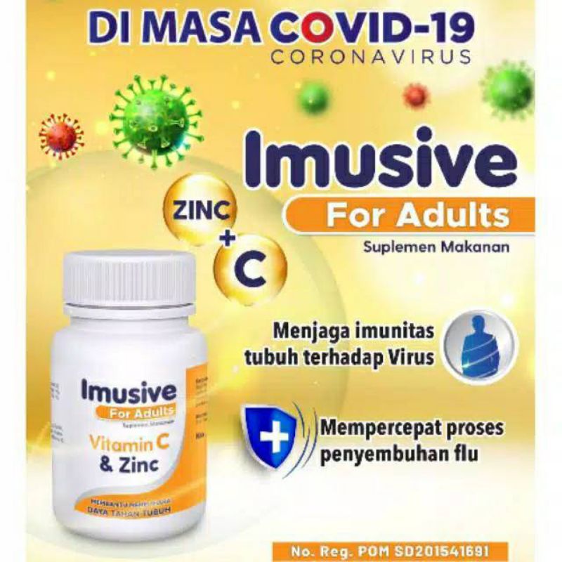 imusive vitamin C + zinc multivitamin