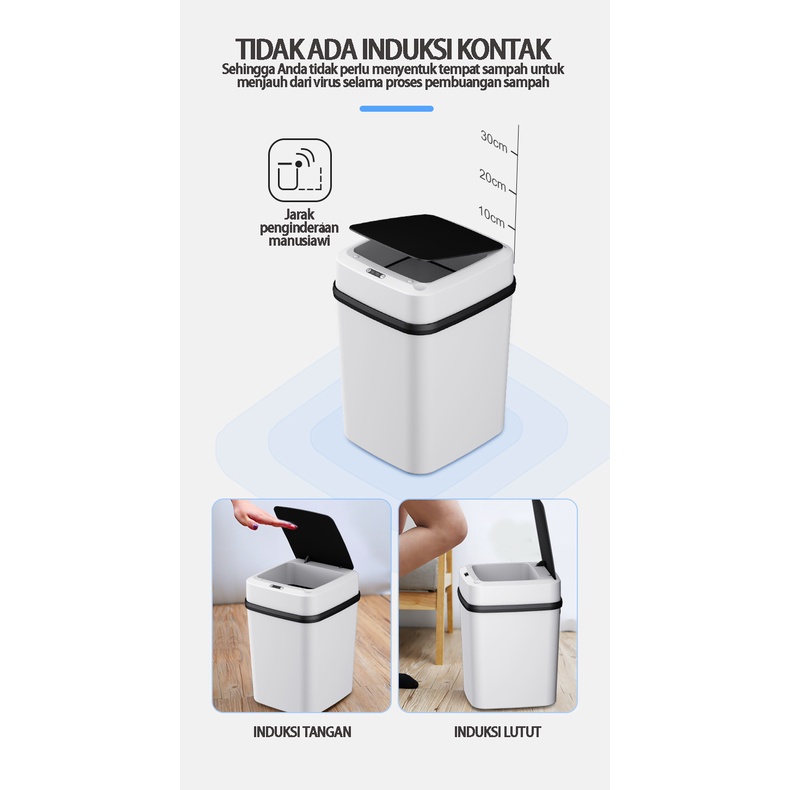 NEW Smart Trash Bin Electric Automatic/Tempat Sampah Sensor Pintar Portable/tempat sampah aesthetic