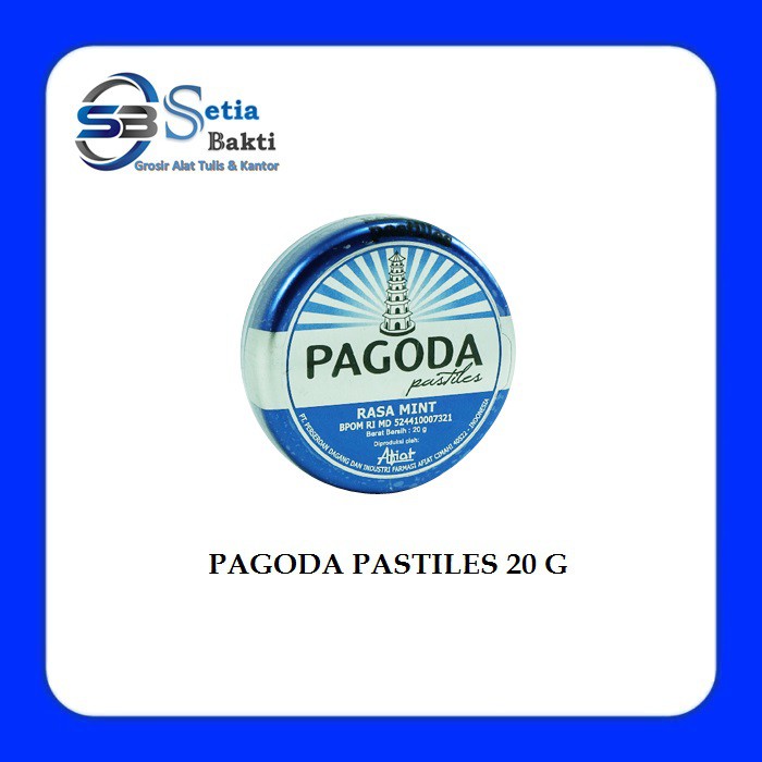 

PAGODA PASTILES 20 G MINT FLAVOR