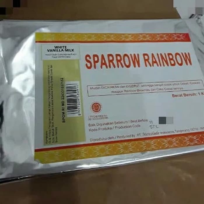 

Termurah cokelat putih mercolade sparrow vanila 5kg (khusus ojol) Murah
